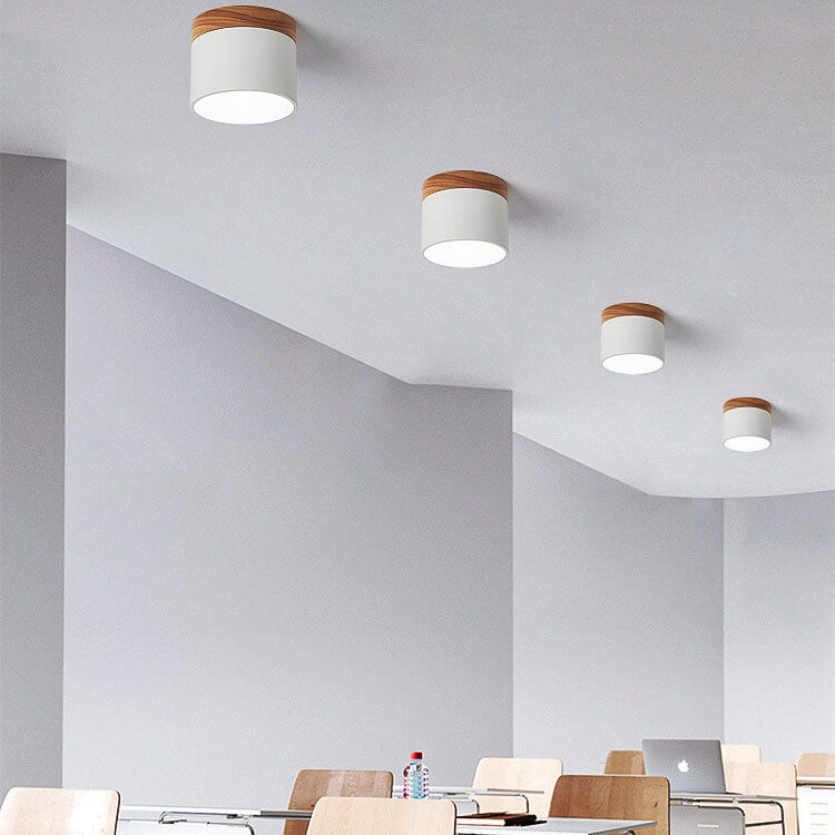 Scandinavian LED Flush Mount Ceiling Light