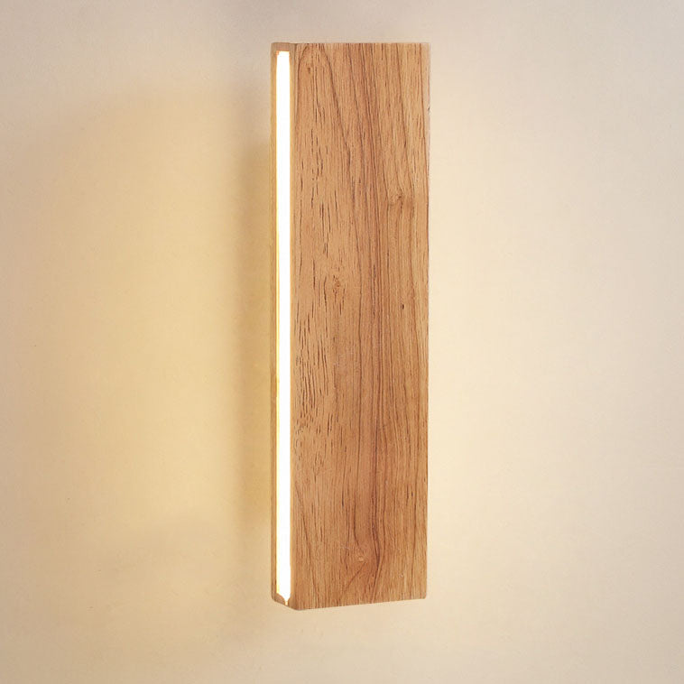 Japanese Minimalist Rectangular Flat Rotatable LED Wall Sconce Lamp