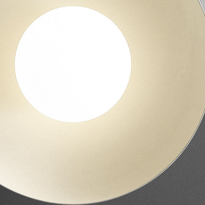 Japanese Wabi-sabi Round Semi-Flush LED Ceiling Light