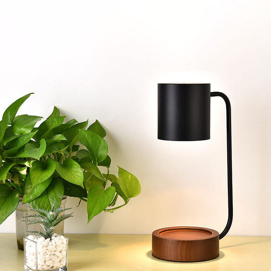 Japanese Minimalist Wood Melting Wax Table Lamp