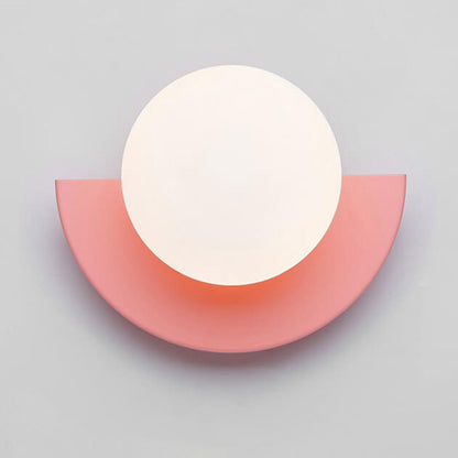 Nordic Minimalst Wall Sconce Globe | Semicircle
