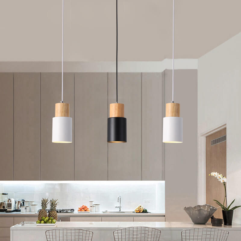 Nordic Macaron Cylinder Single LED Pendant Light