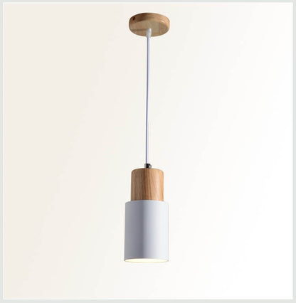 Nordic Macaron Cylinder Single LED Pendant Light