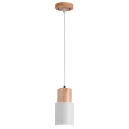 Nordic Macaron Cylinder Single LED Pendant Light