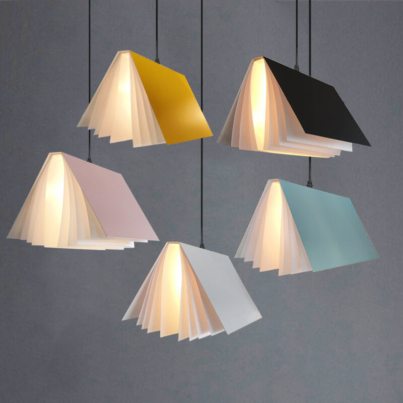 Flying Book Book Shade Pendant Light