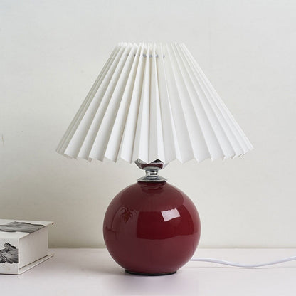 Nordic Minimalist Pleated Table Lamp