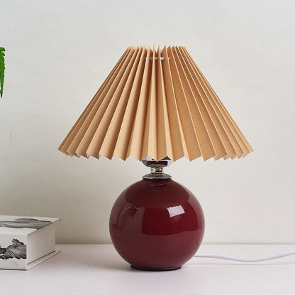 Nordic Minimalist Pleated Table Lamp