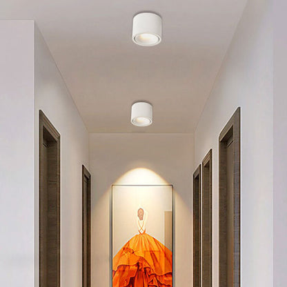 Modern Minimalist LED Flush Mount Ceiling Spotlight Round