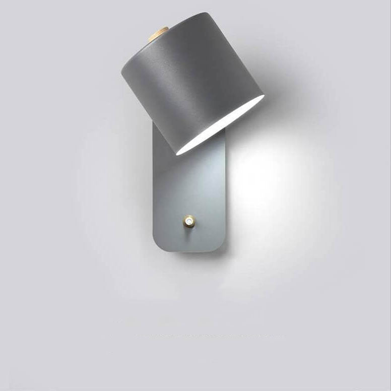 Nordic Cylinder Shape Rotatable Wall Sconce Lamp