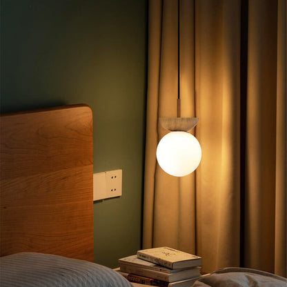 Nordic Japanese Wood Ceiling Light