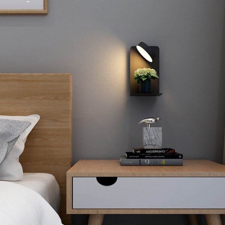 Modern Square LED USB Rechargeable Wall Sconce Lamp