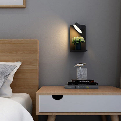 Modern Square LED USB Rechargeable Wall Sconce Lamp