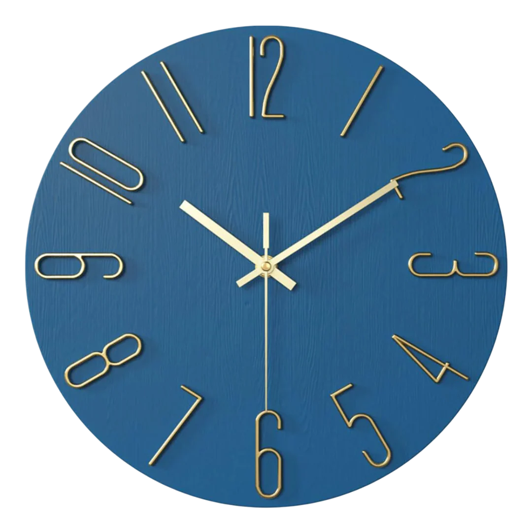 Modern Wall Clock | Minimalist Quartz For Living Room