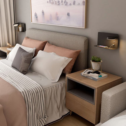 Modern Square LED USB Rechargeable Wall Sconce Lamp