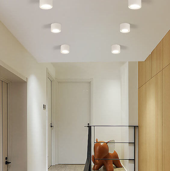Nordic Cylinder Spotlight LED Flush Mount Ceiling Light