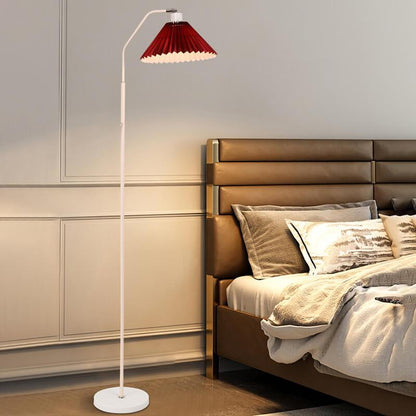 Minimalist Pleated Shade Standing Floor Lamp