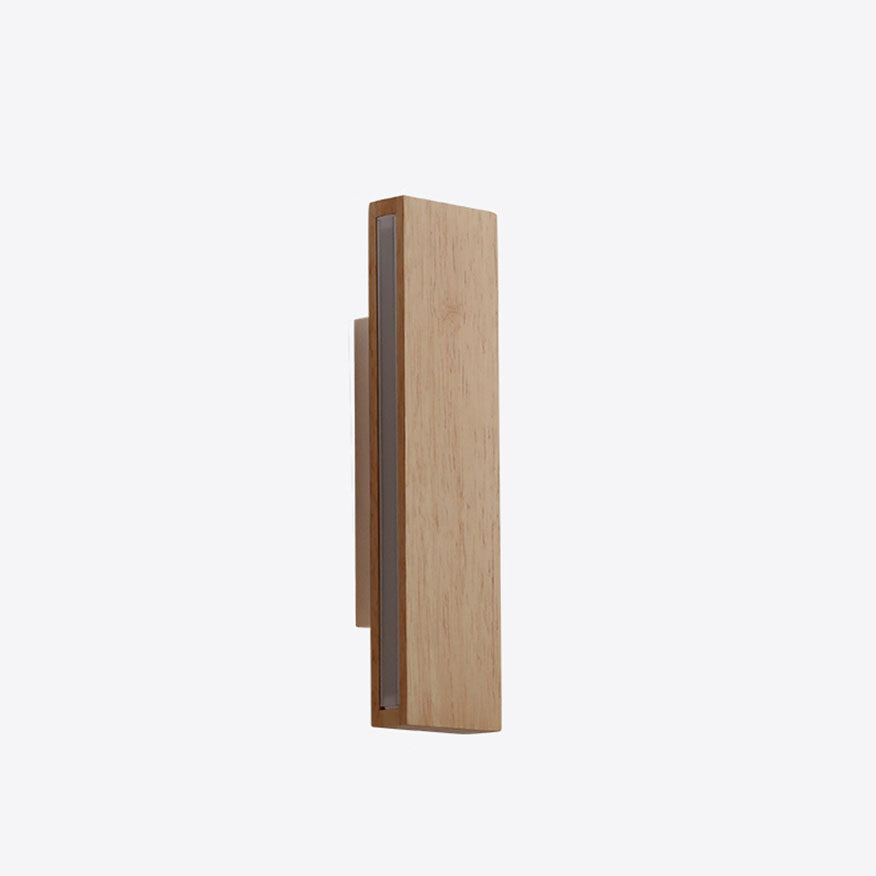 Japanese Minimalist Rectangular Flat Rotatable LED Wall Sconce Lamp