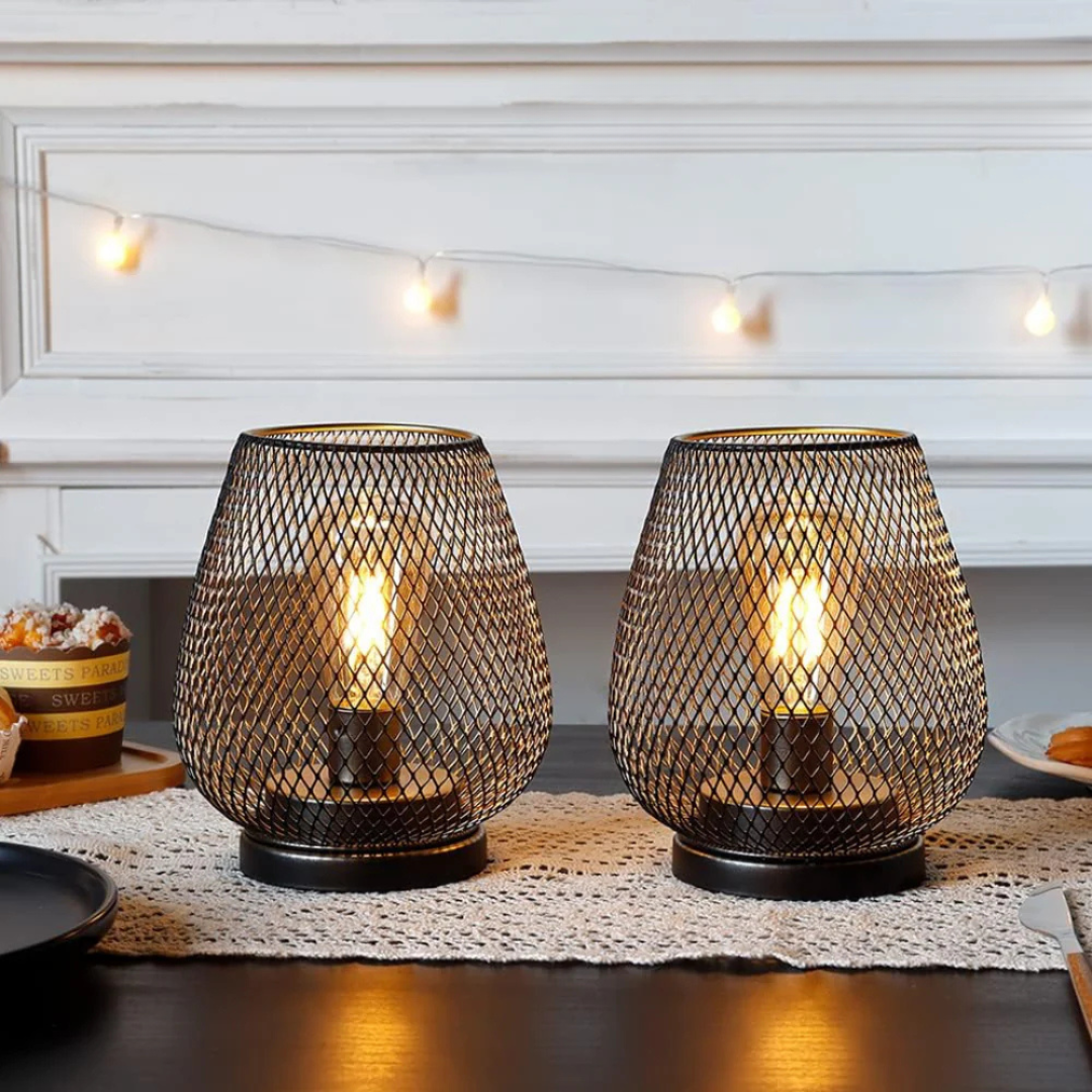 Wireless LED Table Lamp Lantern | Portable Ambient Lighting For Indoor And Outdoor