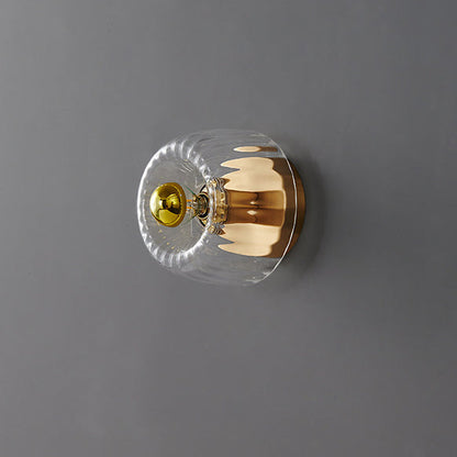 Modern Glass Sun Shape Dual Purpose Flush Mount Light