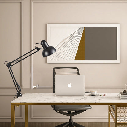 Modern Minimalist Desk Clip On Lamp | Adjustable Arm