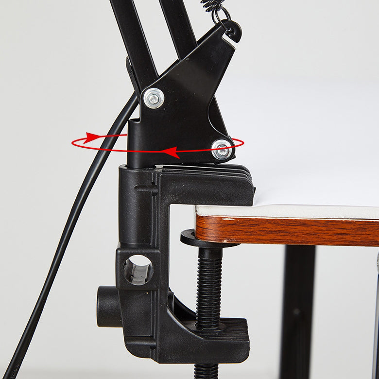 Modern Minimalist Desk Clip On Lamp | Adjustable Arm