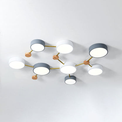 Scandinavian Minimalist LED Flush Mount Ceiling Light