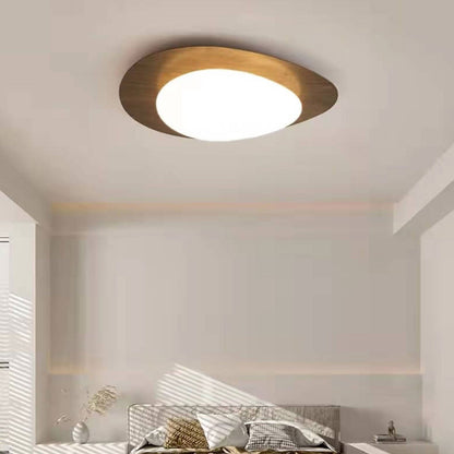 Nordic Wood LED Flush Mount Ceiling Light
