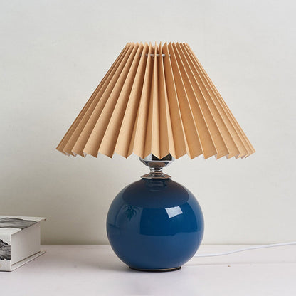 Nordic Minimalist Pleated Table Lamp