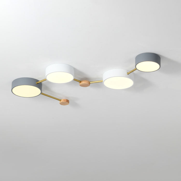 Scandinavian Minimalist LED Flush Mount Ceiling Light