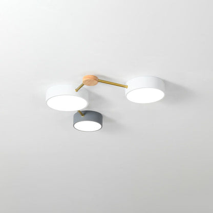 Scandinavian Minimalist LED Flush Mount Ceiling Light