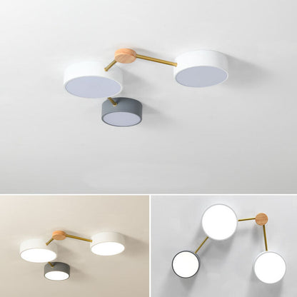 Scandinavian Minimalist LED Flush Mount Ceiling Light