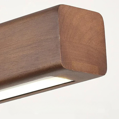 Modern Linear Pendant Light | Hanging Light Adjustable LED for Dining Table Living Room & Office