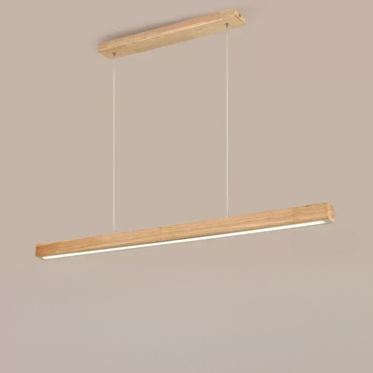 Modern Linear Pendant Light | Hanging Light Adjustable LED for Dining Table Living Room & Office