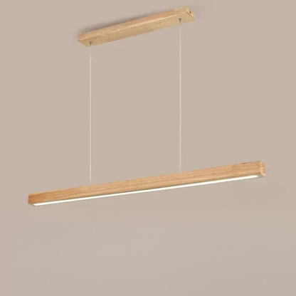 Modern Linear Pendant Light | Hanging Light Adjustable LED for Dining Table Living Room & Office