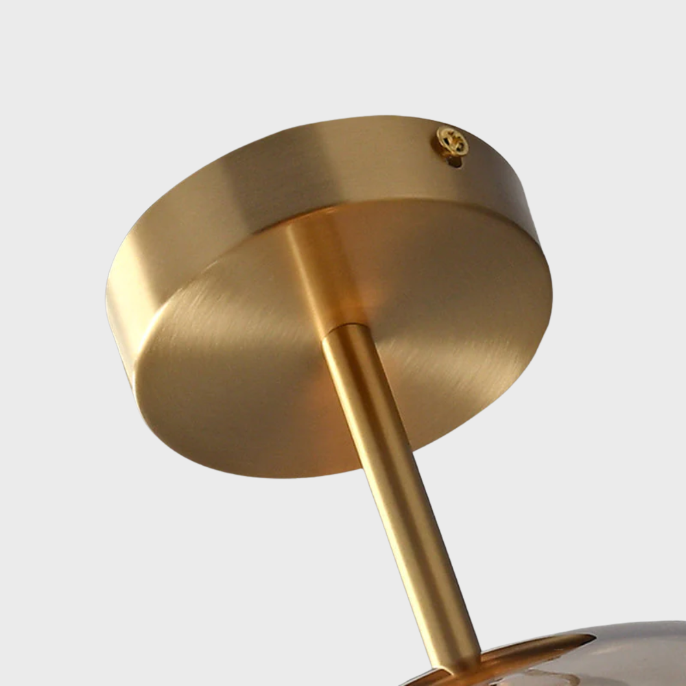 Copper Glass Modern Pendant Light