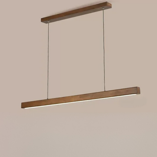 Modern Linear Pendant Light | Hanging Light Adjustable LED for Dining Table Living Room & Office