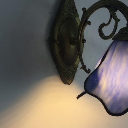 Vintage Flower Wall Sconce Lamp