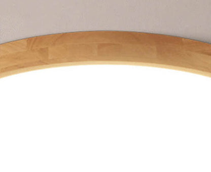 Flush Mount Ceiling Light | Nordic Solid Wood LED