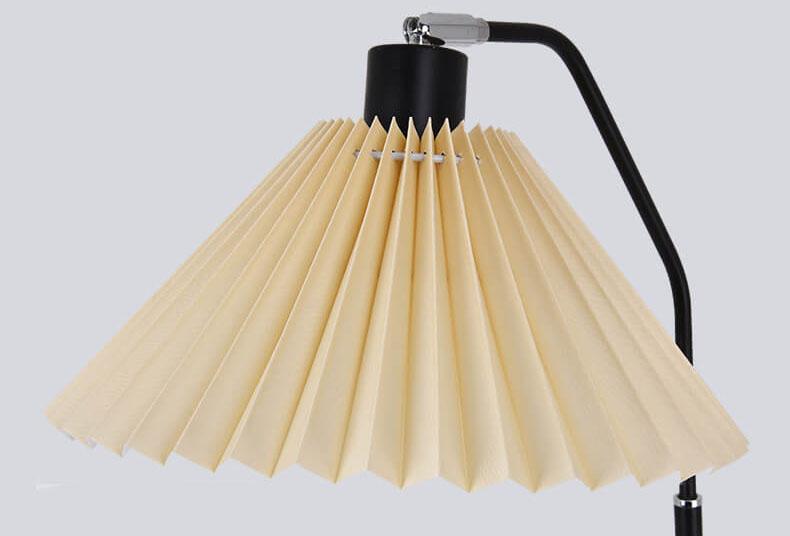 Minimalist Pleated Shade Standing Floor Lamp