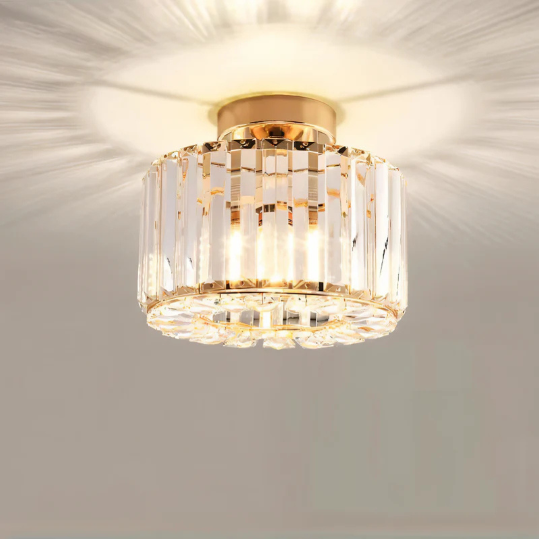 Modern Ceiling Light Round LED Fixture For Living Room & Hallway