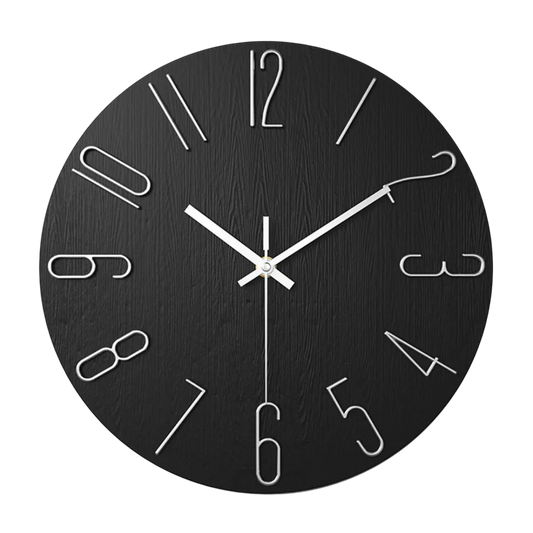 Modern Wall Clock | Minimalist Quartz For Living Room