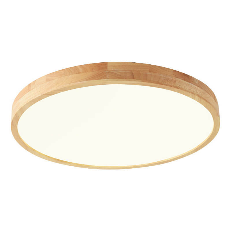 Flush Mount Ceiling Light | Nordic Solid Wood LED