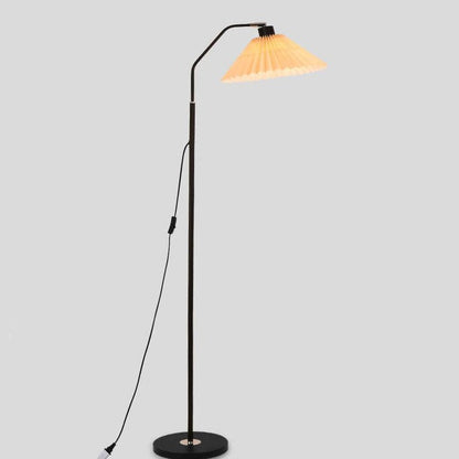 Minimalist Pleated Shade Standing Floor Lamp