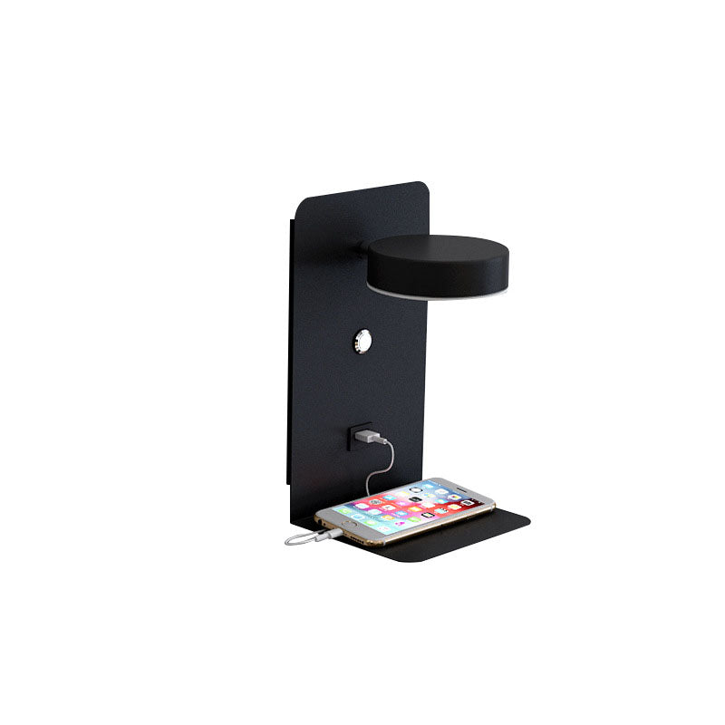 Modern Square LED USB Rechargeable Wall Sconce Lamp