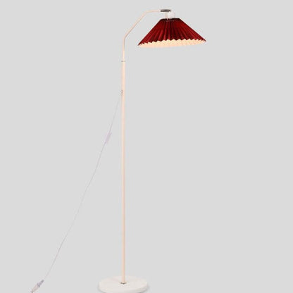 Minimalist Pleated Shade Standing Floor Lamp