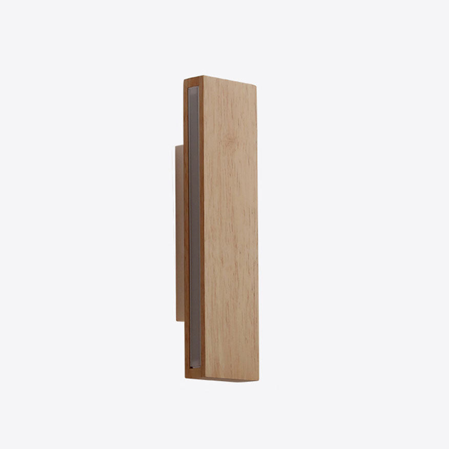 Japanese Minimalist Rectangular Flat Rotatable LED Wall Sconce Lamp
