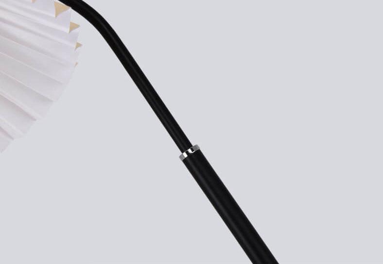 Minimalist Pleated Shade Standing Floor Lamp