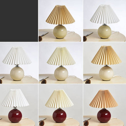 Nordic Minimalist Pleated Table Lamp