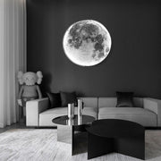 Full Moon Wall Light | Ceiling Light 3D LED Accent Light for Living Room Bedroom