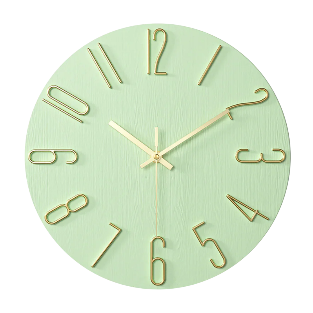 Modern Wall Clock | Minimalist Quartz For Living Room